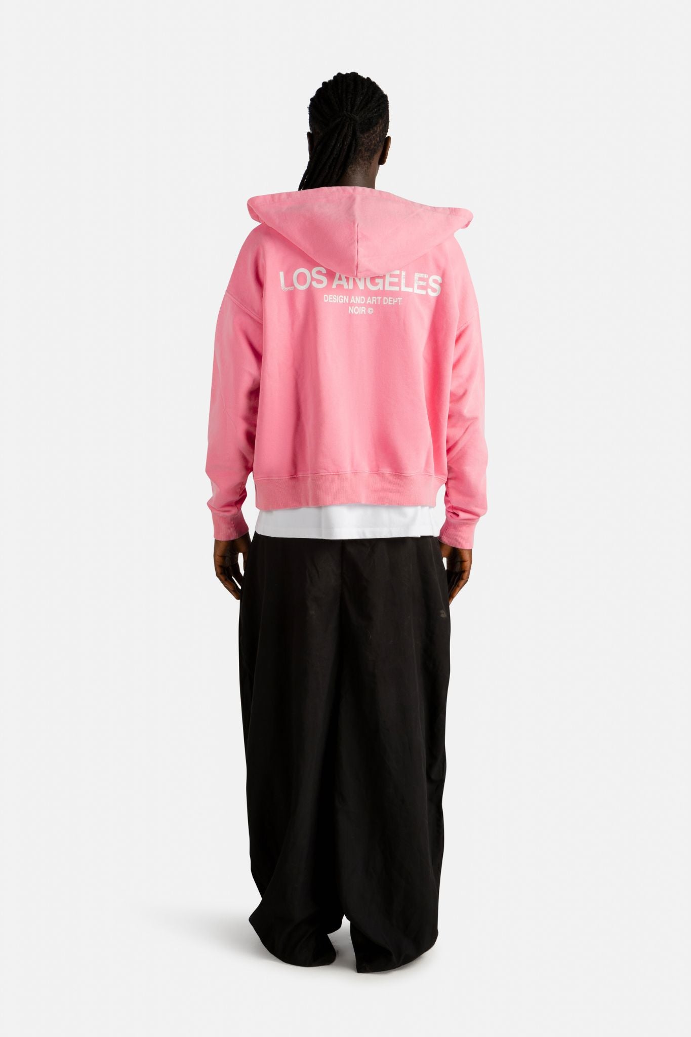 Los Angeles Washed Pink Zip