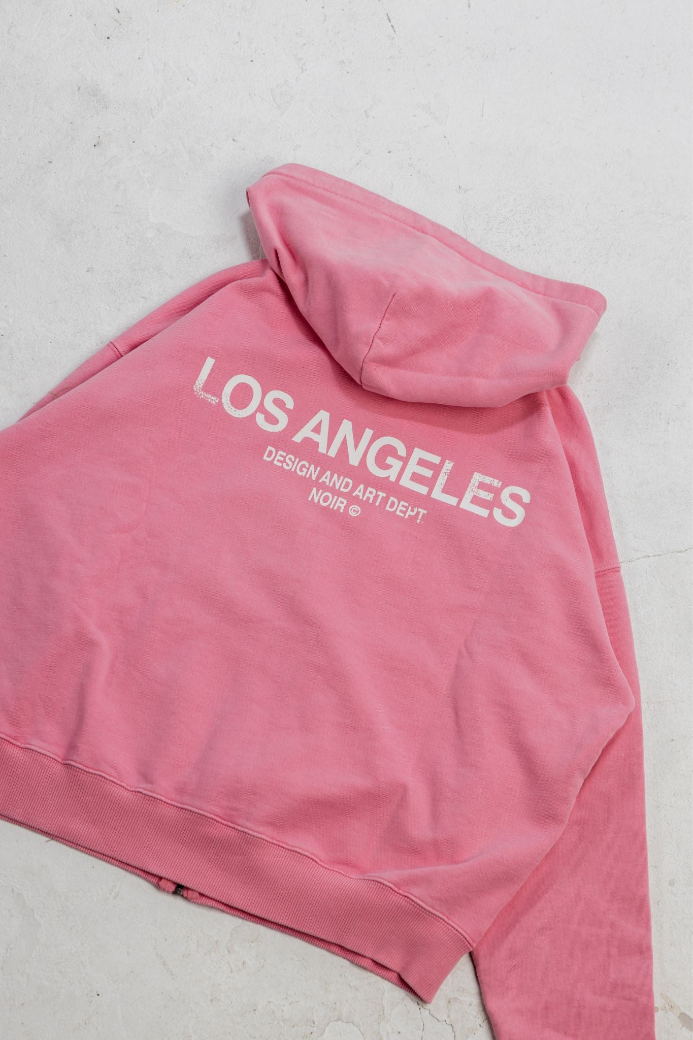 Los Angeles Washed Pink Zip
