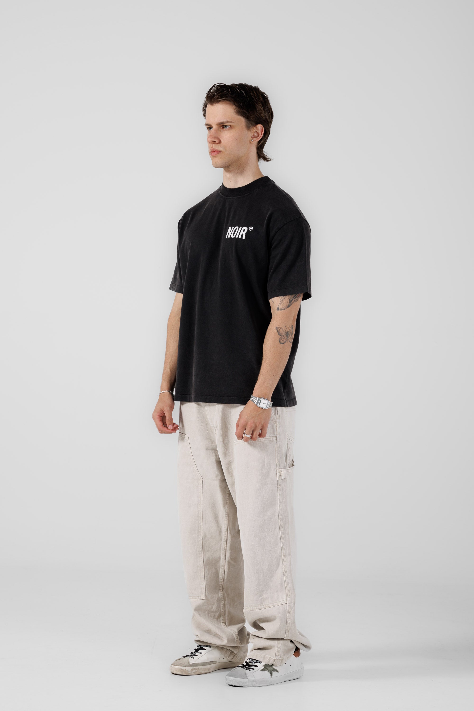 Essence Washed Black T-Shirt