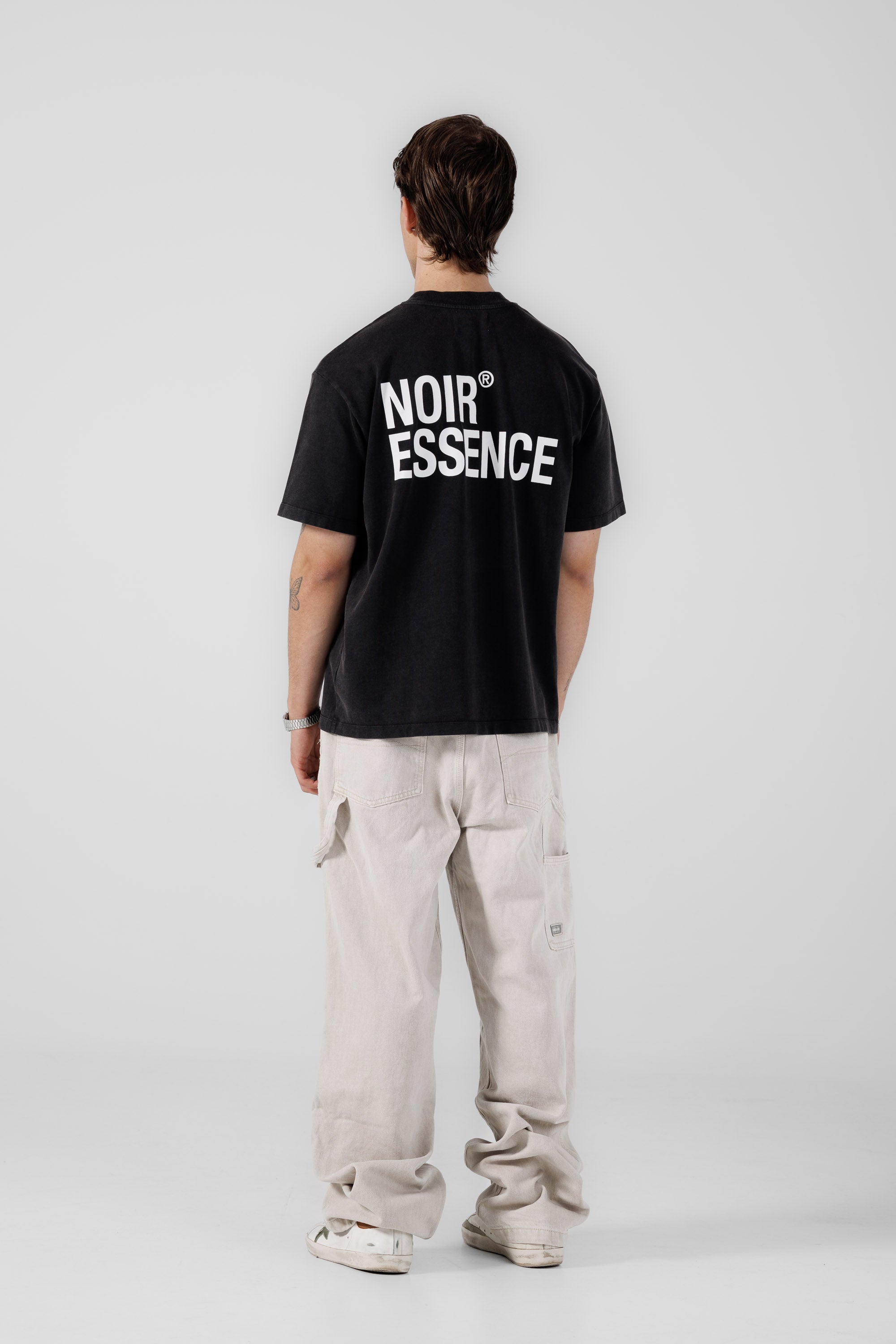 Essence Washed Black T-Shirt