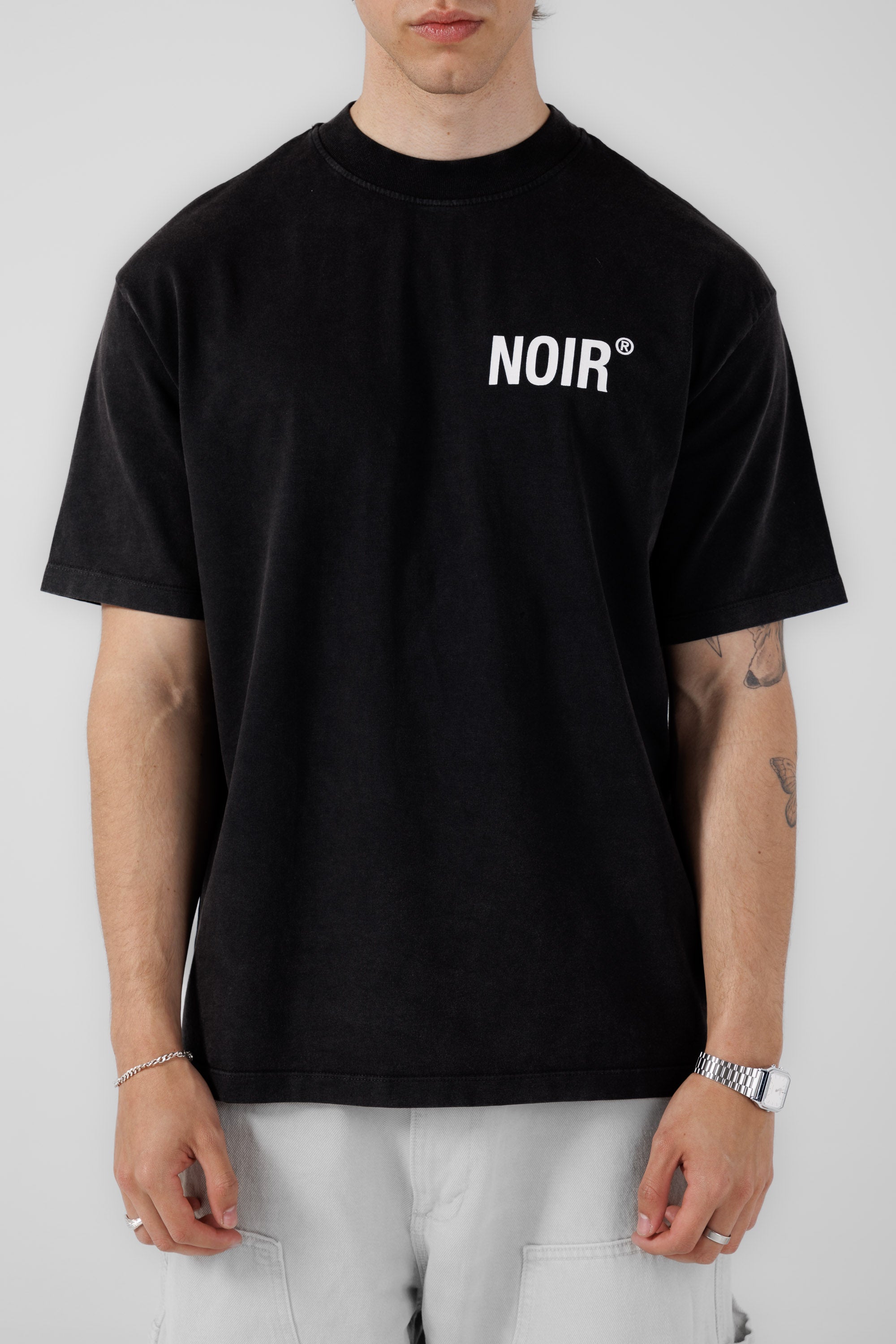 Essence Washed Black T-Shirt