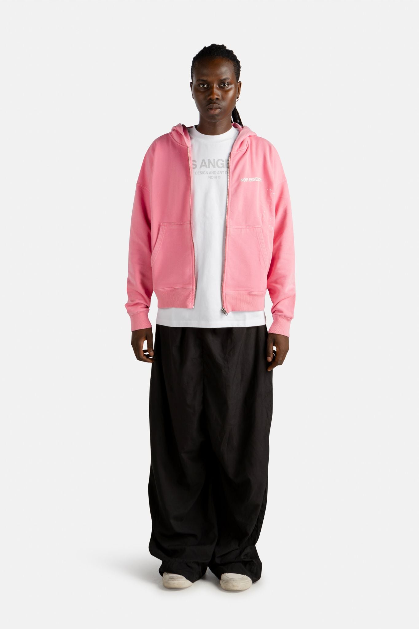 Los Angeles Washed Pink Zip