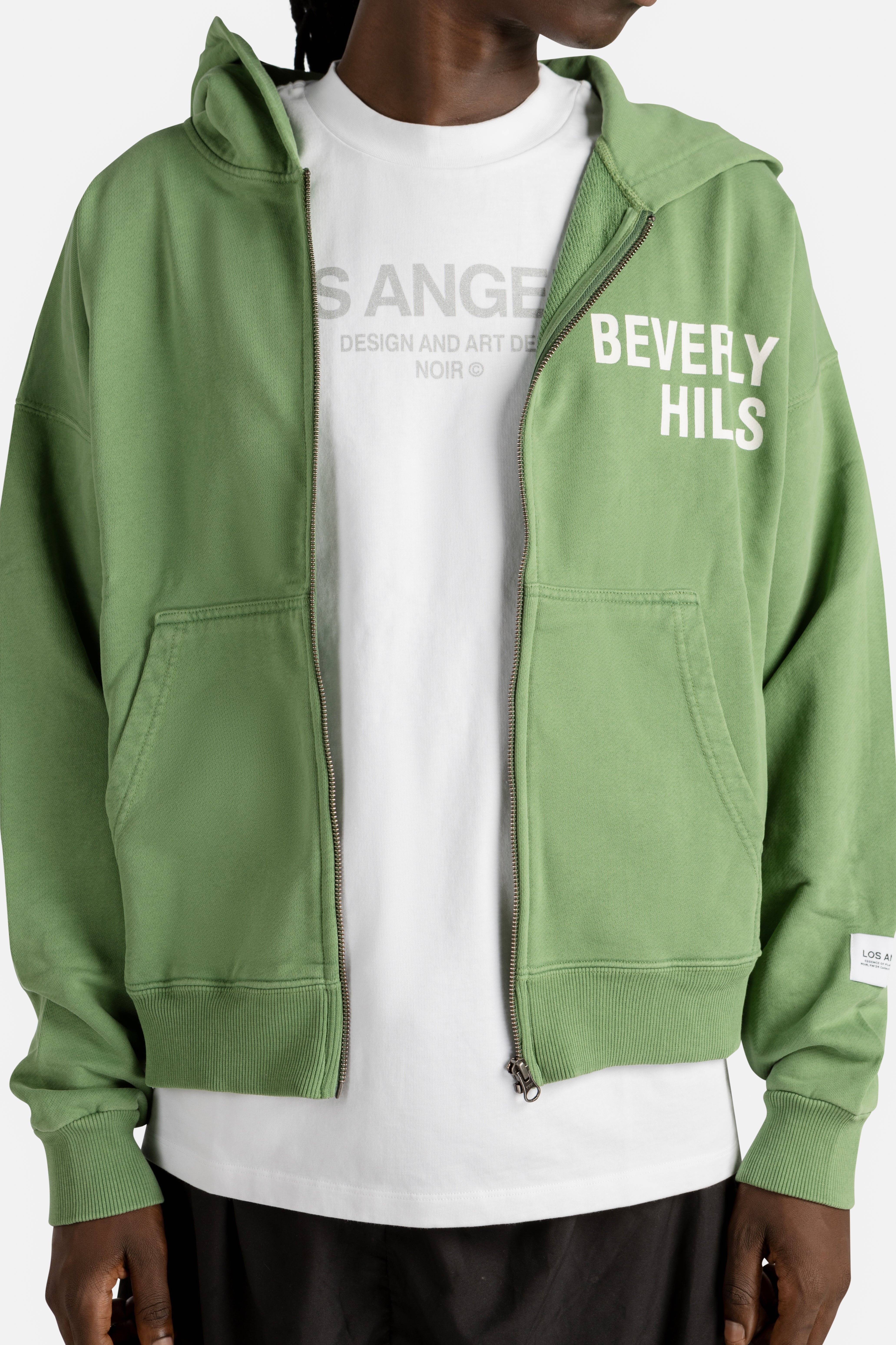 Beverly Hills Green Hoodie